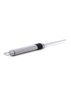 Prestige Stainless Steel Blade Knife With Rubber Grip Silver/Black  - Image 2