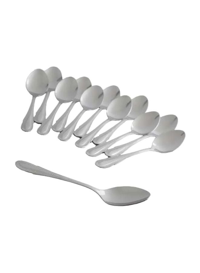 Alsaif 12-Piece Spoon Set Silver