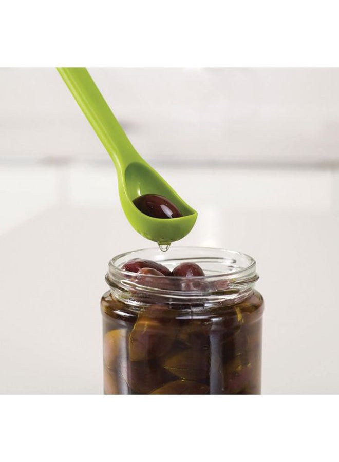 Joseph Joseph 2-Piece Scoop And Pick Jar Spoon And Fork Set Green 20x2.7x2.7cm  - Image 4