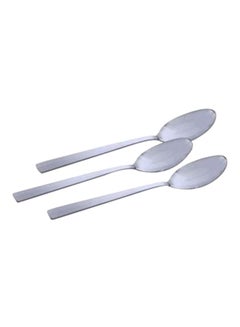 DELCASA 3-Piece Tea Spoon Silver 5cm  - Image 1