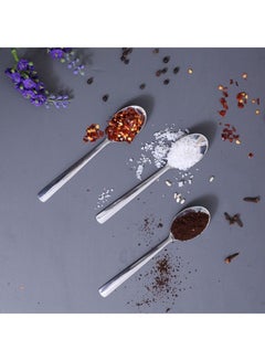 DELCASA 3-Piece Tea Spoon Silver 5cm  - Image 4