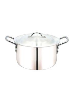 RAJ 10-Piece Aluminium Cooking Pot Set Silver 18, 20, 23, 26, 28cm  - Image 2