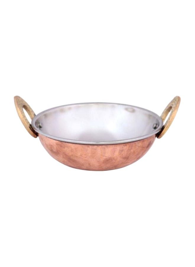 RAJ Copper Kadai Brown/Silver 15x4.5cm  - Image 1