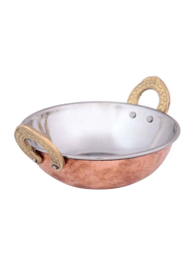 RAJ Copper Kadai Brown/Silver 15x4.5cm  - Image 2
