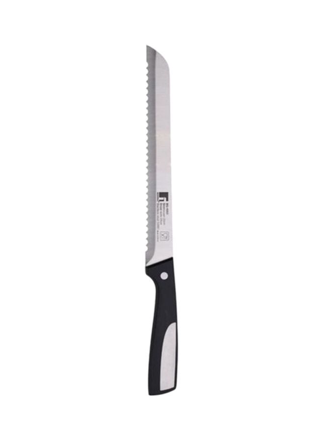 BERGNER - Bread Knife Silver/Black 20cm - Image 1
