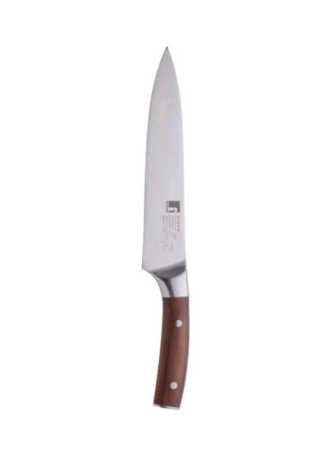 Wolfsburg SS Chef Knife Silver/Brown 20cm
