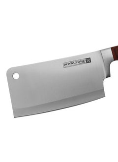 Royalford Chef Knife Wooden Color Handle/Silver 6inch  - Image 4