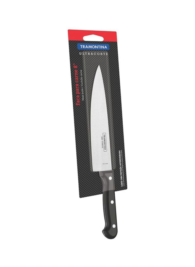 TRAMONTINA Tramontina Ultracorte 7 Inches Chef Knife with Stainless Steel Blade and Black Polypropylene Handle Black/Silver 7inch  - Image 2
