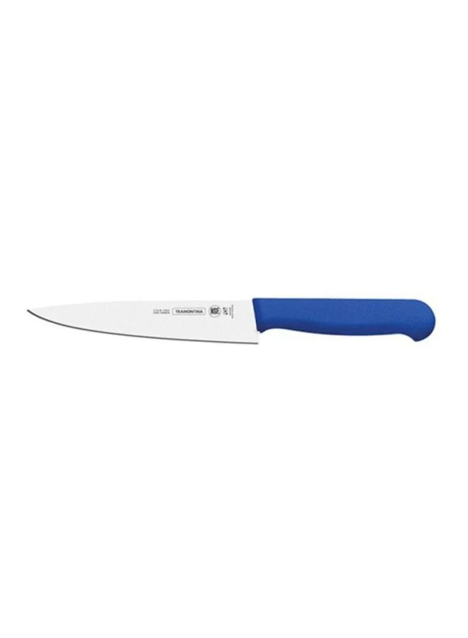 Tramontina Tramontina Professional 8 Inches Meat Knife with Stainless Steel Blade and Blue Polypropylene Handle with Antimicrobial Protection