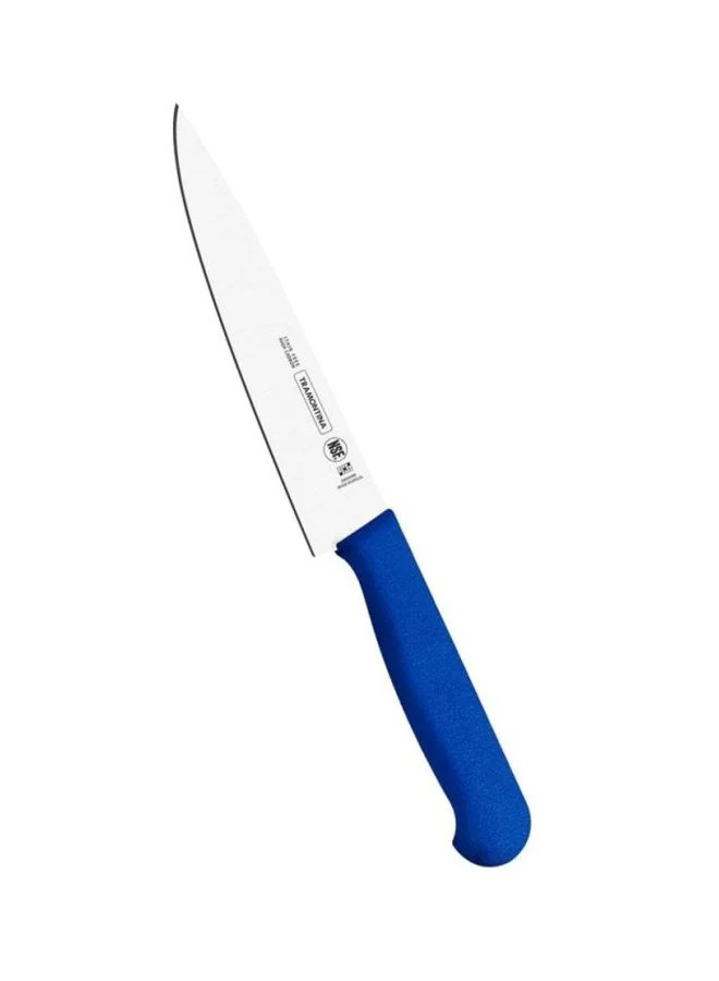 Tramontina Tramontina Professional 8 Inches Meat Knife with Stainless Steel Blade and Blue Polypropylene Handle with Antimicrobial Protection