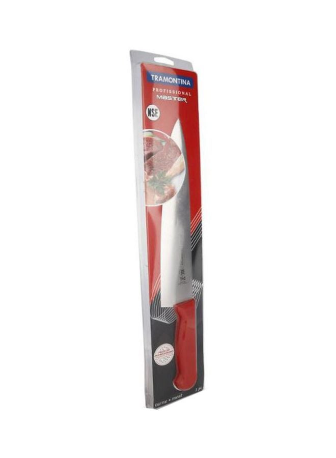 TRAMONTINA Meat Knife Red/Silver 10inch  - Image 2