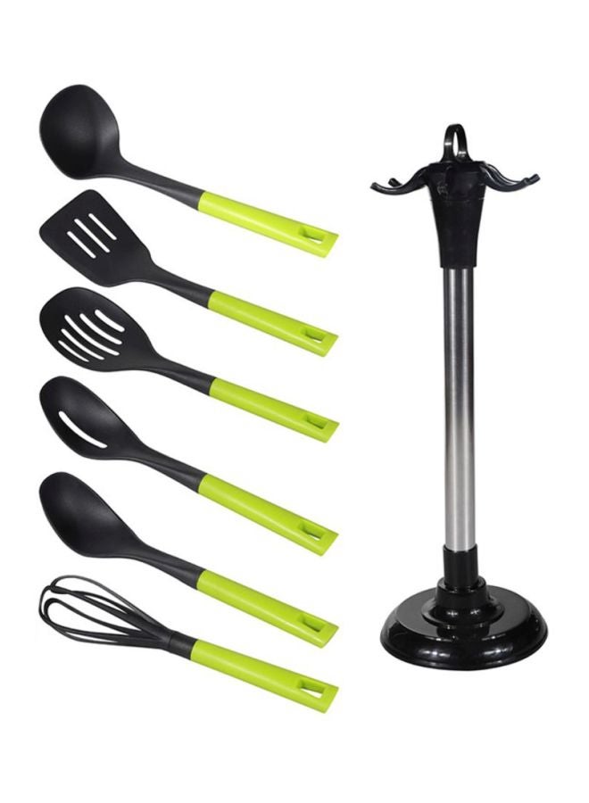 Royalford 7-Piece Kitchen Tool Set Black/Green  - Image 2