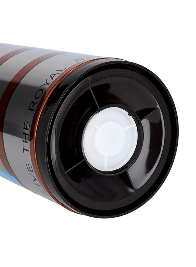 Royalford Royalford RF9590 1.9L Double Wall Golden Figured Vacuum Flask - Portable Heat Insulated Thermos Hot/Cold Long Hours Retention | Push Button | Coffee, Hot Water, Tea, Beverage | Ideal for Commercial & Outings Silver/Orange  - Image 5