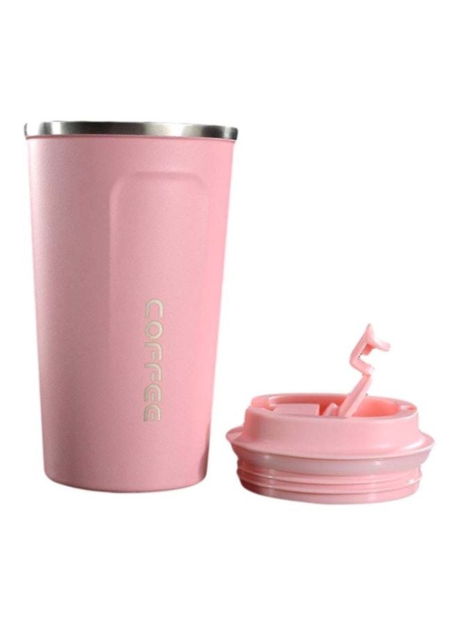 Beauenty Thermos Coffee Mug Pink/Silver 510ml  - Image 1