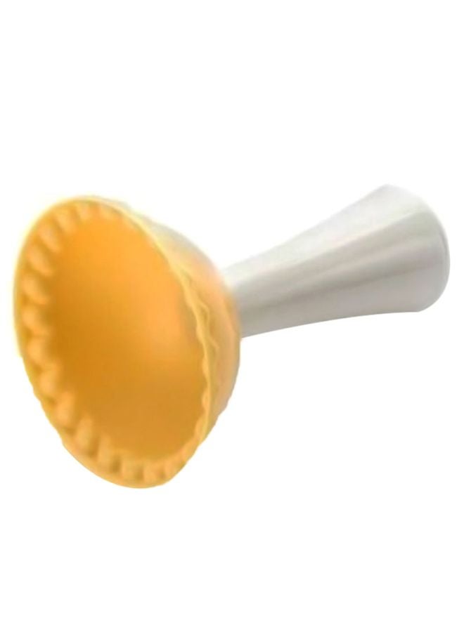 تسكوما أداة تزيين ديليسيا لصناعة الدوناتس فضي / أصفر 10x7.2سم - Image 1