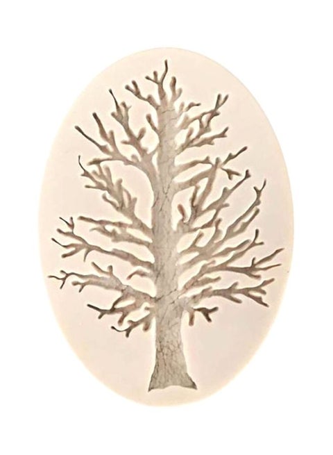 13D Tree Cake Silicone Mold Gray Brown