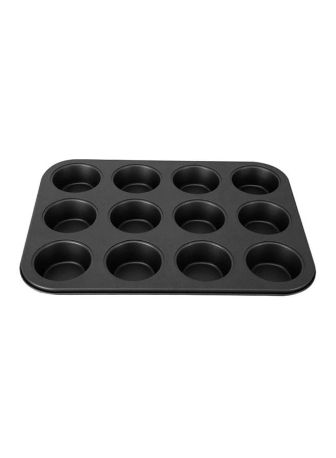 Sharpdo 12-Cup Cake Mould Black - 35x26.2cm - Image 4