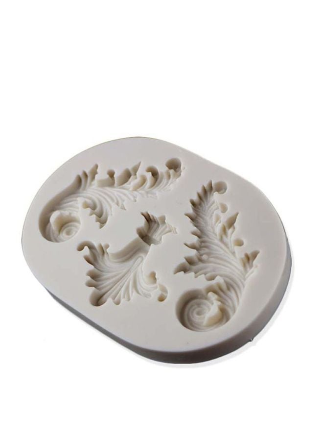 شاربدو قالب كيك الفوندان من السيليكون أبيض 10x69x1سم - Image 2