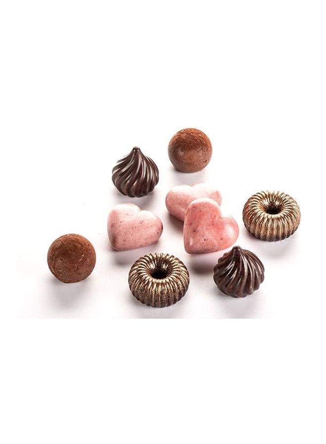 Silikomart Choco Flame Silicone Mould Brown 11x28x240mm - Image 5