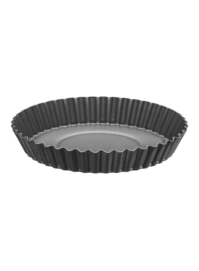 TRAMONTINA Brasil 26cm 1.8L Graphite Aluminum Tart Mold with Interior and Exterior Starflon Max PFOA Free Nonstick Coating Red 26cm  - Image 1
