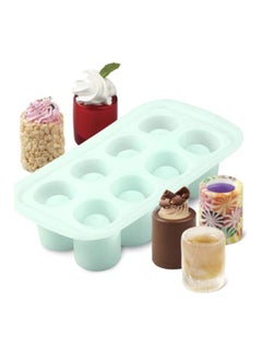 Wilton 8-Cavity Round Glass Mould Green 10.4x2.46cm  - Image 3