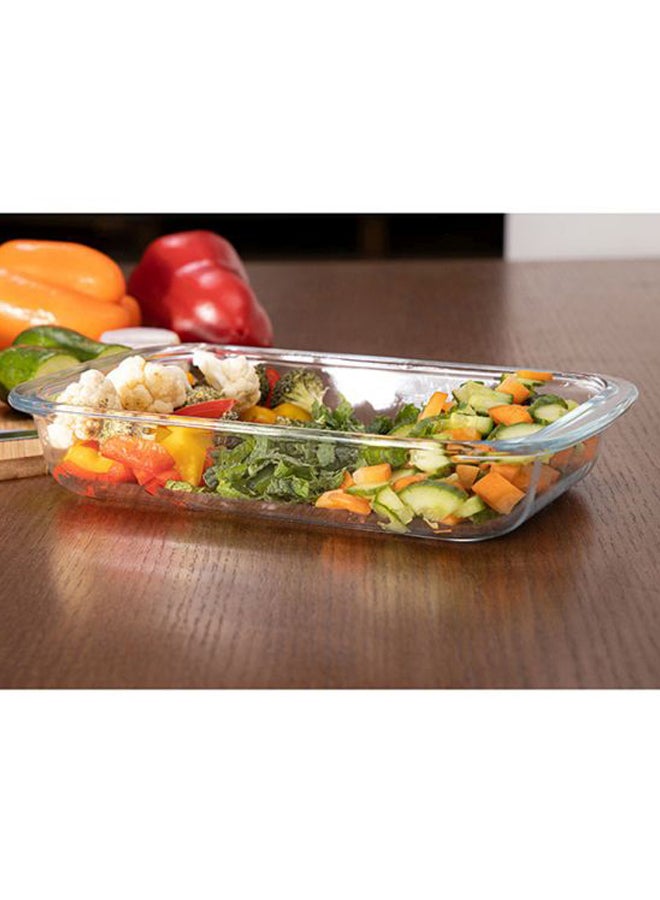 Royalford - Rectangular Baking Dish Clear 1.8Liters - Image 1