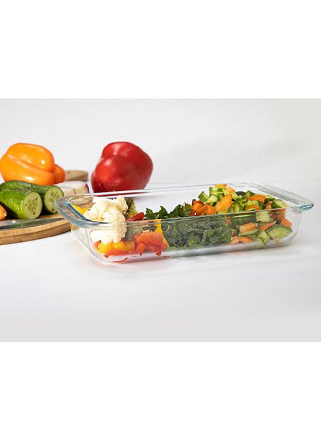 Royalford - Rectangular Baking Dish Clear 1.8Liters - Image 1