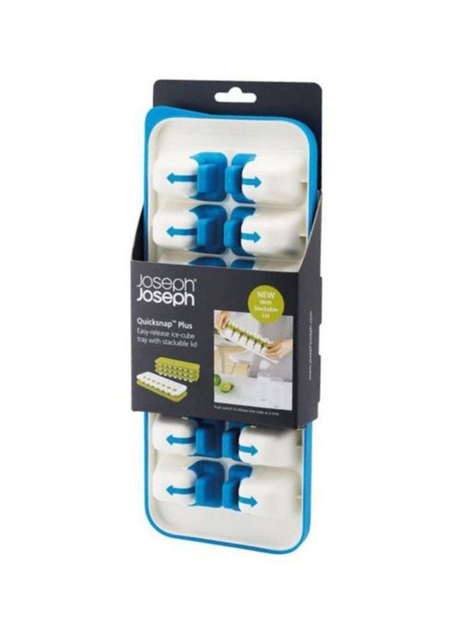 Joseph Joseph Quick Snap Plus Stackable Ice-Cube Tray Blue/White 28x12x4cm  - Image 2