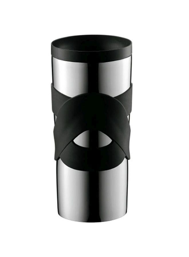 bodum Stainless Sleet Travel Vacuum Mug Silver/Black 