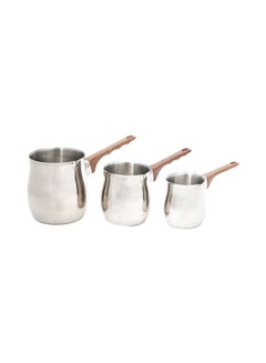 Bister 3-Piece Coffee Warmer Set Silver  - Image 1