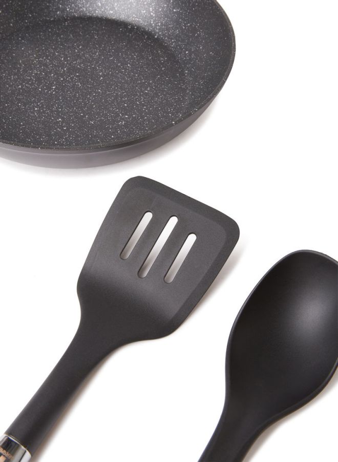 BERGNER - 7-Piece Orion Forged Aluminium Induction Bottom Non-Stick Cookware Set Black - Image 1