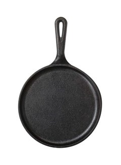 LODGE Seasoned Round Griddle Black 13x8.38x0.58inch  - Image 2
