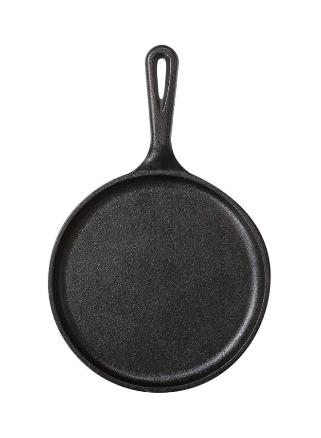 لودج صينية مطلية ودائرية أسود 13x8.38x0.58بوصة  - Image 2
