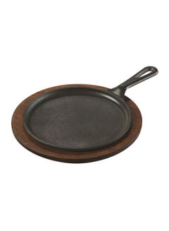 LODGE Seasoned Round Griddle Black 13x8.38x0.58inch  - Image 3