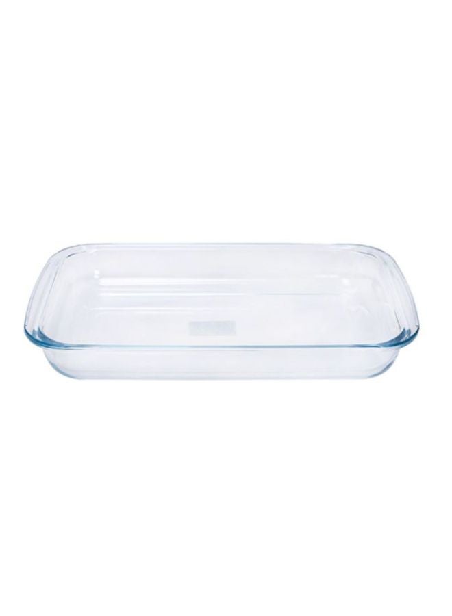 ALBERTO Rectangular Oven Roaster Transparent 39.3x23.6x3cm  - Image 1