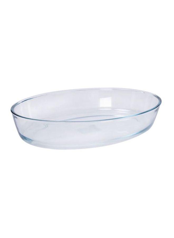 ALBERTO Oval Oven Roaster Transparent 35.4x24.6cm - Image 2