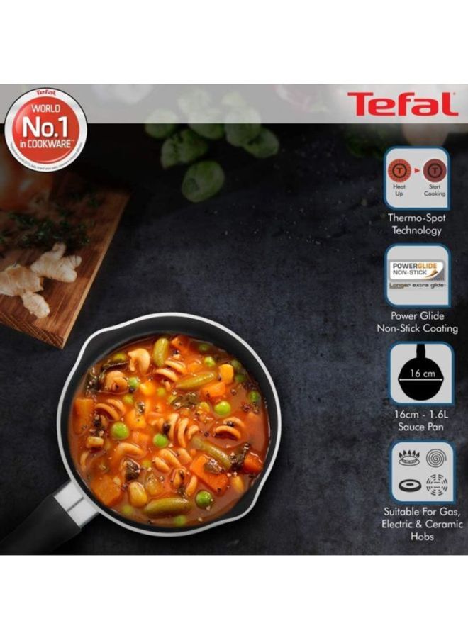 Tefal Delicia Chai Pan With Lid Grey 16cm  - Image 2