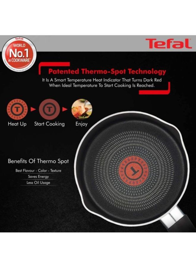 Tefal Delicia Chai Pan With Lid Grey 16cm  - Image 3