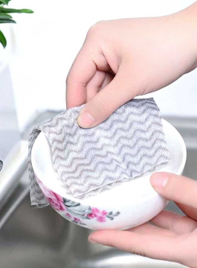 Beauenty Disposable Kitchen Cleaning Cloth White/Grey - Image 2