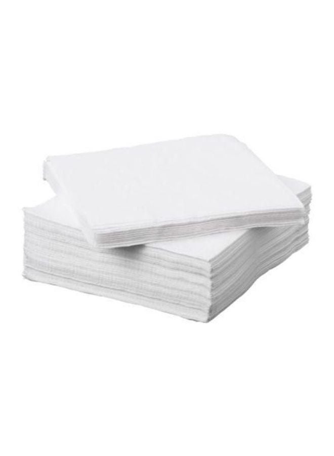 Hotpack Pack Of Napkin White 33x33cm  - Image 1