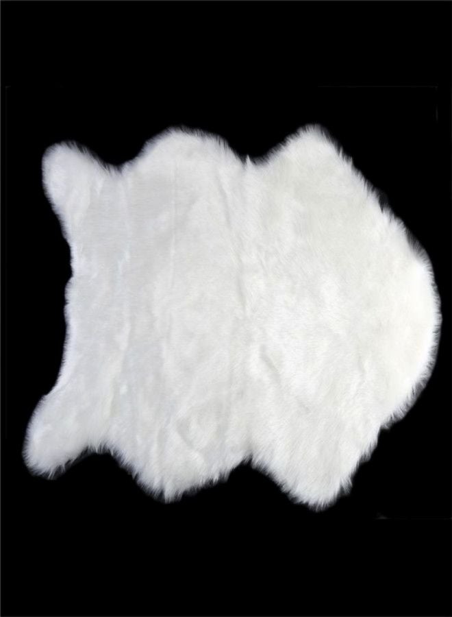 Sharpdo Super Soft Faux Sheepskin Home Rugs White 21x15x8cm - Image 2