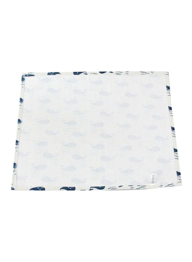 Sharpdo Dining Table Mat White/Blue 33x43x0.2cm - Image 2