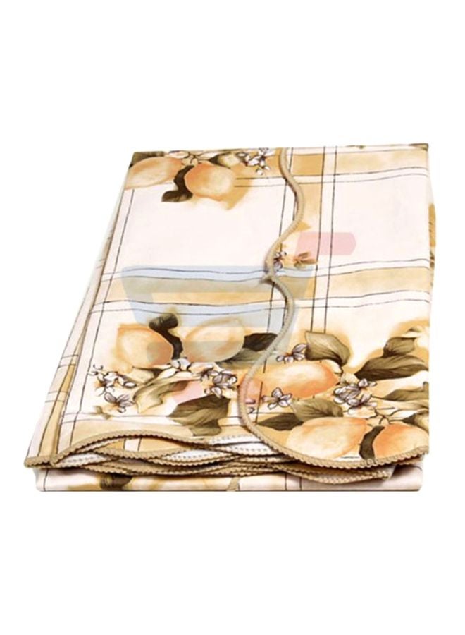 رويال فورد مفرش طاولة مستطيل بيج/ أخضر/ أصفر 60x90سم - Image 1