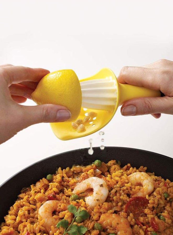 Joseph Joseph Catcher Citrus Reamer Yellow/White 8.7x16.6x6.8cm  - Image 4