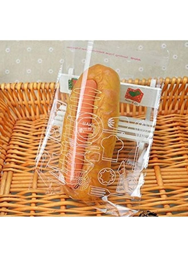 Wilton - 100-Piece Treat Bag Set Clear 7.6x0.5x10.2cm - Image 1