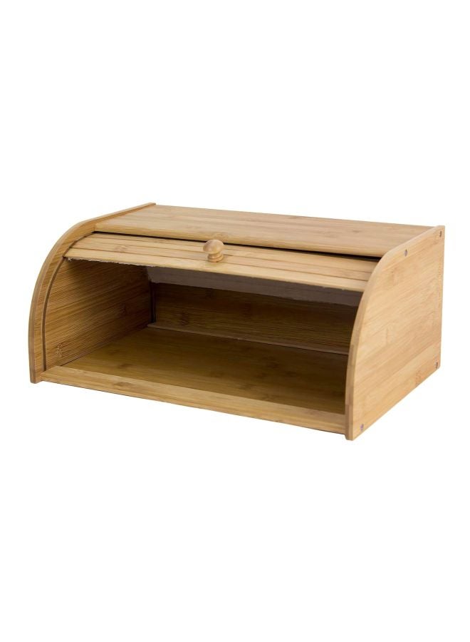 ALBERTO Bamboo Bread Box Beige 41x27x18cm  - Image 2