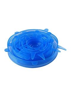 Sharpdo 6-Piece Stretched Cover Blue 25x25x3centimeter  - Image 1