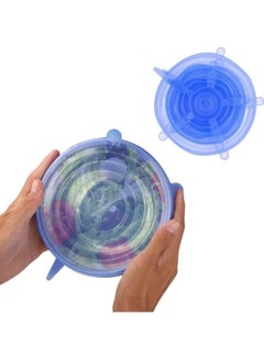 Sharpdo 6-Piece Stretched Cover Blue 25x25x3centimeter  - Image 3
