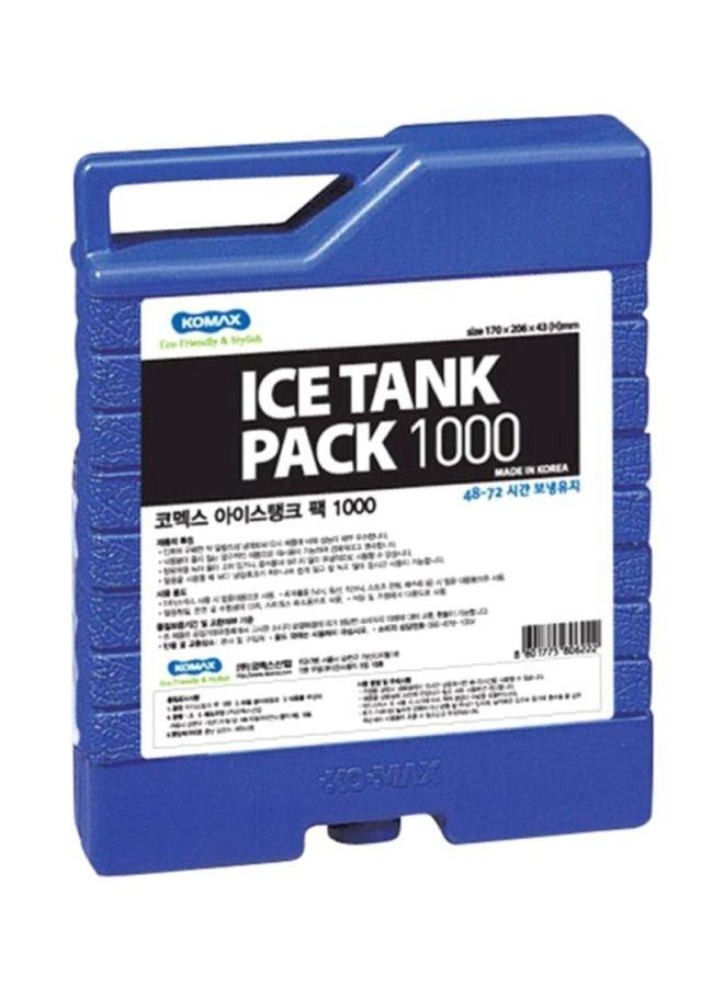 komax Ice Tank Pack Blue 5.5 x 0.5 x 7.8inch 