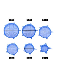 Sharpdo 6-Piece Stretched Cover Blue 25x25x3centimeter  - Image 4